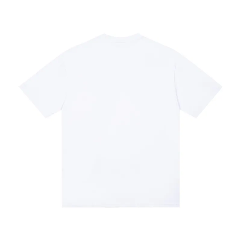 100💰S10#美Chao SAINT white ink direct-injection pure cotton 260g loose short-sleeved T-shirt 15 black, white S-XL